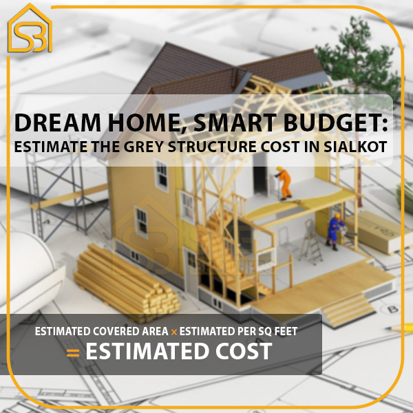 Dream Home Smart Budget Estimate the Grey Structure Cost in Sialkot